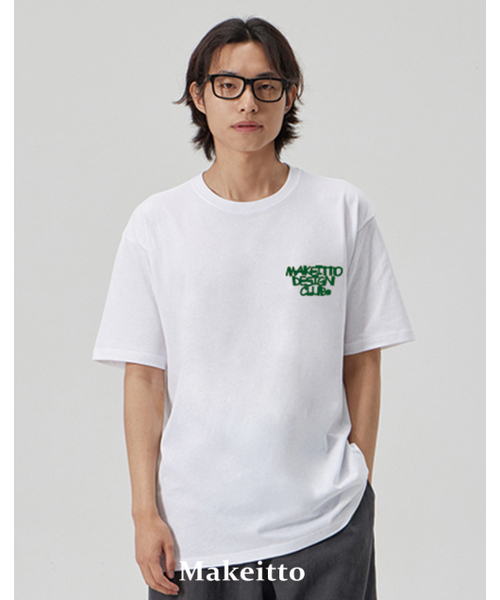 MAKEITTO（メイキット）の「[DESIGN CLUB] CREW NECK TEE_WHITE（Tシャツ/カットソー・メンズ・その他・MEDIUM/LARGE/X-LARGE/XX-LARGE）」の4枚目の写真