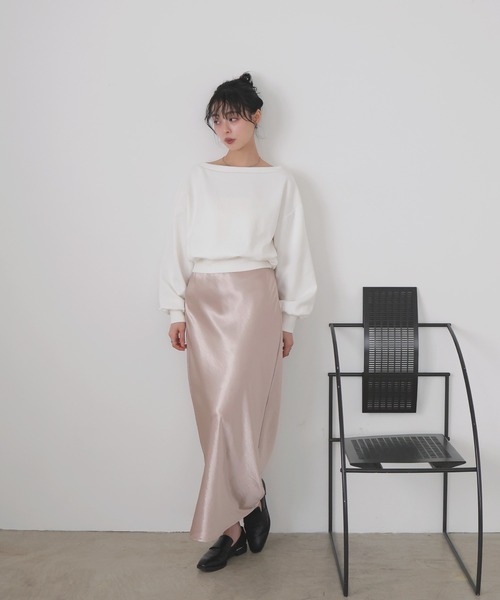 LIAN（リアン）の「オフショルスウェットプルオーバー（スウェット・レディース・ブラック/イエロー/ピンク/杢グレー/オフホワイト・FREE）」の16枚目の写真