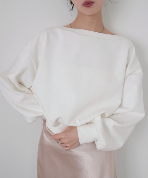 LIAN（リアン）の「オフショルスウェットプルオーバー（スウェット・レディース・ブラック/イエロー/ピンク/杢グレー/オフホワイト・FREE）」の17枚目の写真