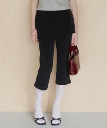 GIUNON（ジウノン）の「layerd frill capri pants / レイヤードフリルカプリパンツ（その他パンツ）」