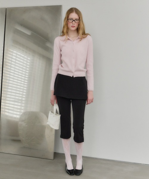 GIUNON（ジウノン）の「layerd frill capri pants / レイヤードフリルカプリパンツ（その他パンツ・レディース・ブラック・0/1）」の20枚目の写真