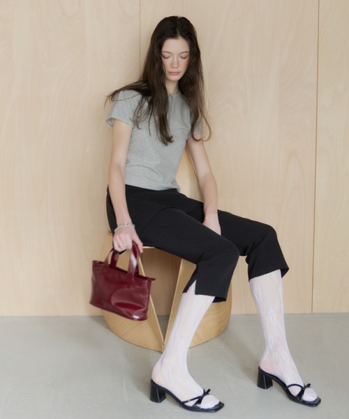 GIUNON（ジウノン）の「layerd frill capri pants / レイヤードフリルカプリパンツ（その他パンツ・レディース・ブラック・0/1）」の15枚目の写真