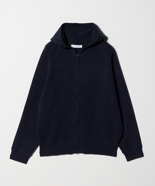 A DAY IN THE LIFE UNITED ARROWS(アデイインザライフユナイテッドアローズ)の「ジャガードニット ダブルジップ パーカー2 ‐ウォッシャブル‐ <A DAY IN THE LIFE>(パーカー・レディース・グレー系/ナチュラル/ネイビー・FREE)」の1枚目の写真