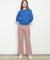 W28 corduroy boots cut pink