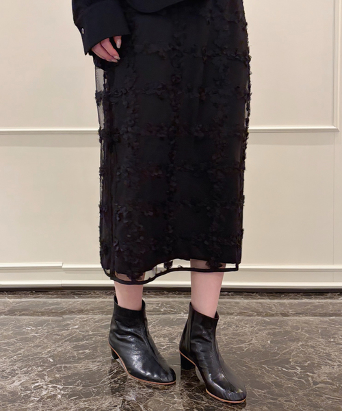 BAUM UND PFERDGARTEN(バウムウンドヘルガーデン)の「BAUM UND PFERDGARTEN/バウム ウンド ヘルガーデン fancy organza ドレス(ワンピース・レディース・ブラック・FREE)」の4枚目の写真