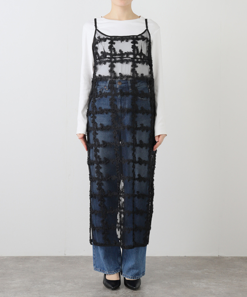 BAUM UND PFERDGARTEN(バウムウンドヘルガーデン)の「BAUM UND PFERDGARTEN/バウム ウンド ヘルガーデン fancy organza ドレス(ワンピース・レディース・ブラック・FREE)」の12枚目の写真