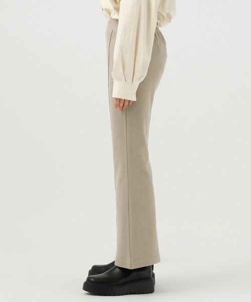 BAYFLOW（ベイフロー）の「ブークレストレッチフレアパンツ（その他パンツ・レディース・グレイッシュベージュ/ブラック・SMALL/MEDIUM）」の13枚目の写真