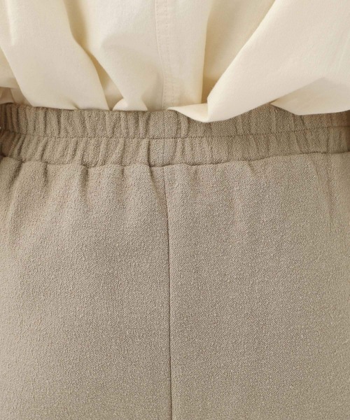 BAYFLOW（ベイフロー）の「ブークレストレッチフレアパンツ（その他パンツ・レディース・グレイッシュベージュ/ブラック・SMALL/MEDIUM）」の4枚目の写真