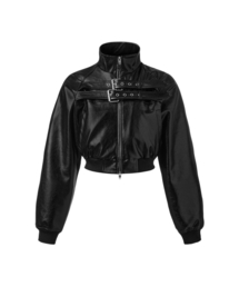 ANOTHERYOUTH（アナザーユース）の「ダブルストラップフォックスレザージャンパー（ライダースジャケット）」