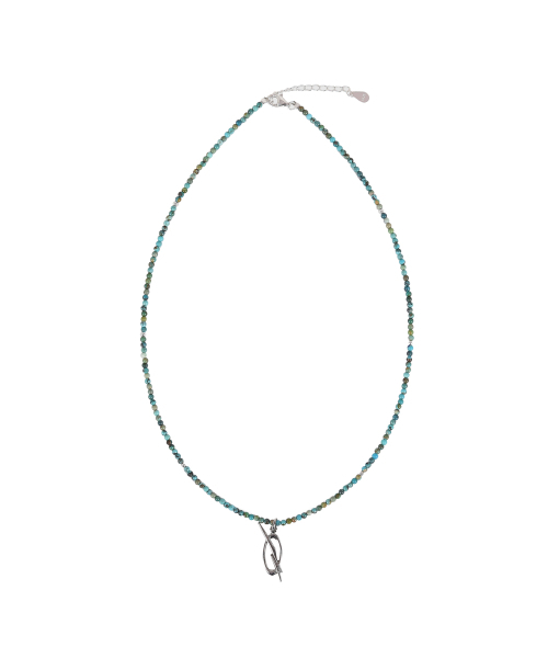 Turquoise Logo Necklace