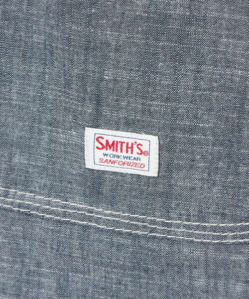 SMITH'S(スミス)の「SMITH’S(スミス)別注ロングスリーブワークシャツ(シャツ/ブラウス・メンズ・ホワイト/オフホワイト/その他1/コバルトブルー・S/M/L/XL)」の20枚目の写真