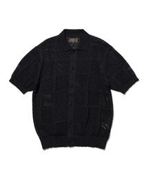 Full Button Polo Mesh