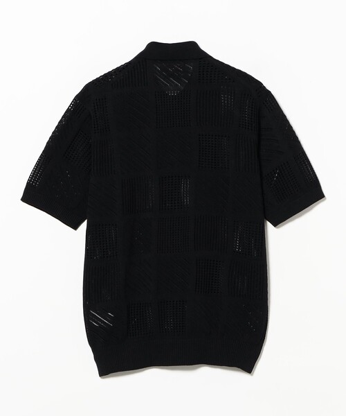 BEAMS PLUS（ビームスプラス）の「Full Button Polo Mesh（ポロシャツ・メンズ・ブラック/ベージュ/ホワイト・MEDIUM/SMALL/X-LARGE/LARGE）」の20枚目の写真