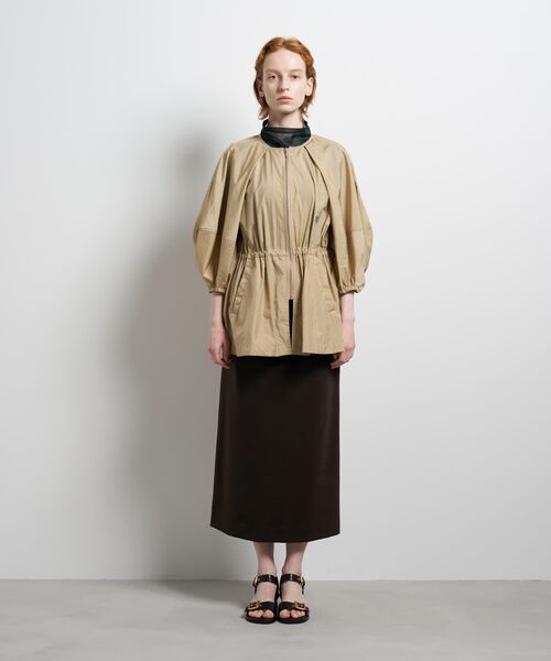 LANVIN en Bleu(ランバンオンブルー)の「ストーンナイロンライトブルゾン(テーラードジャケット・レディース・ベージュ/ネイビー・38/36)」の13枚目の写真