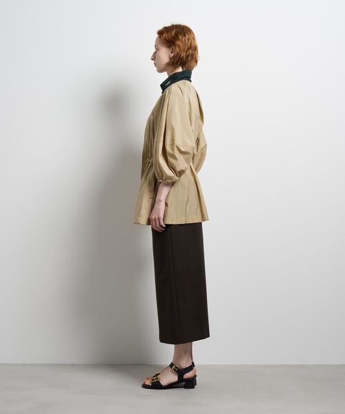 LANVIN en Bleu(ランバンオンブルー)の「ストーンナイロンライトブルゾン(テーラードジャケット・レディース・ベージュ/ネイビー・38/36)」の14枚目の写真