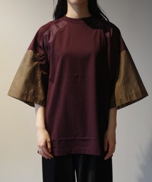 TOGA TOO（トーガトゥ）の「TOGA　TOO Cotton taffeta T-shirt（Tシャツ/カットソー）」