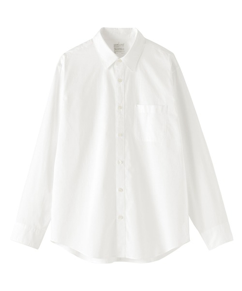 無印良品（ムジルシリョウヒン）の「紳士　洗いざらしブロード長袖シャツ（シャツ/ブラウス・メンズ・ホワイト/ライトブルー/ブラック/ライトイエロー/サックスブルー系/ライトイエロー系・S/M/L/XL）」の9枚目の写真