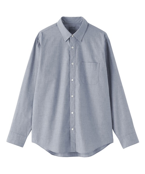 無印良品（ムジルシリョウヒン）の「紳士　洗いざらしブロード長袖シャツ（シャツ/ブラウス・メンズ・ホワイト/ライトブルー/ブラック/ライトイエロー/サックスブルー系/ライトイエロー系・S/M/L/XL）」の22枚目の写真