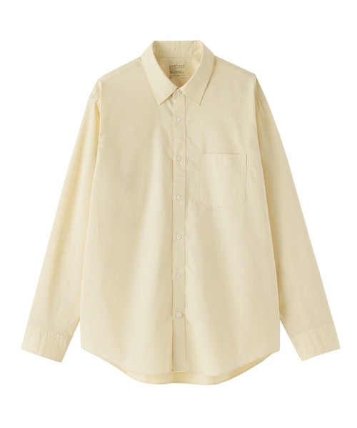 無印良品（ムジルシリョウヒン）の「紳士　洗いざらしブロード長袖シャツ（シャツ/ブラウス・メンズ・ホワイト/ライトブルー/ブラック/ライトイエロー/サックスブルー系/ライトイエロー系・S/M/L/XL）」の19枚目の写真