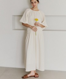 OLUN（オルン）の「2-way ｗaist gathered onepiece/2wayウエストギャザーワンピース（ワンピース）」