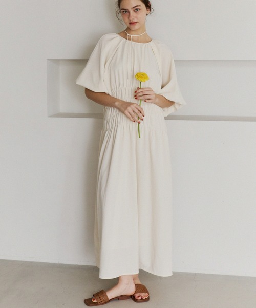 2-way waist gathered onepiece/2wayウエストギャザーワンピース
