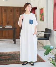 セール】限定展開 Lee/リー 別注 FLARE MAXI ONEPIECE/フレア マキシ
