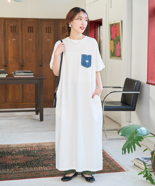 限定展開 Lee × FREAK'S STORE/リー 別注 デニムポケット 半袖