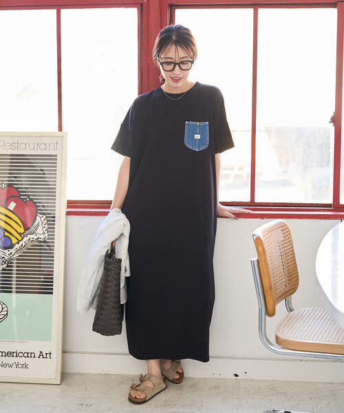 限定展開 Lee × FREAK'S STORE/リー 別注 デニムポケット 半袖