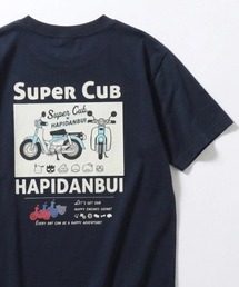 HONDA MOTORCYCLE（ホンダモーターサイクル）の「2026SS HONDA×sanrio/ホンダ×サンリオ はぴだんぶい フロント バックプリント 半袖Tシャツ レディース メンズ（Tシャツ/カットソー）」