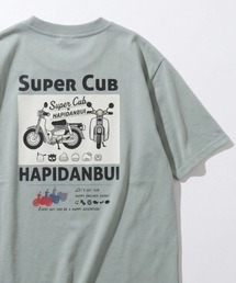 HONDA MOTORCYCLE（ホンダモーターサイクル）の「2026SS HONDA×sanrio/ホンダ×サンリオ はぴだんぶい フロント バックプリント 半袖Tシャツ レディース メンズ（Tシャツ/カットソー）」