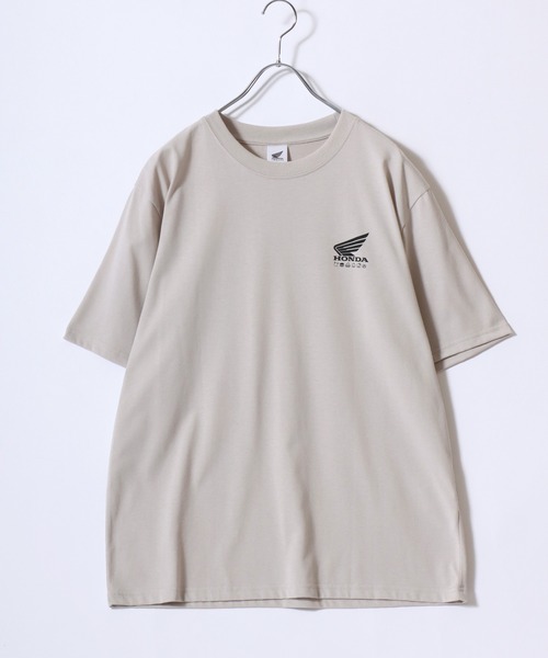 sanrio（サンリオ）の「2026SS HONDA×sanrio/ホンダ×サンリオ はぴだんぶい フロント バックプリント 半袖Tシャツ レディース メンズ（Tシャツ/カットソー・レディース・ブラック/ブルーグリーン/ブラック系その他/アッシュグレー/セージグリーン/ネイビー/ベージュ/ホワイト・M/L/LL）」の12枚目の写真