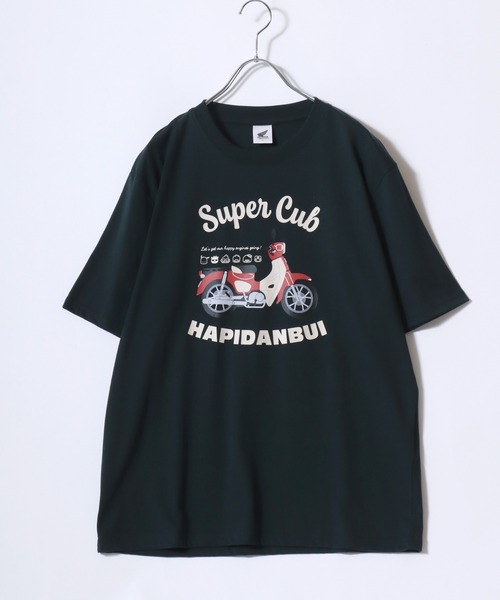 sanrio（サンリオ）の「2026SS HONDA×sanrio/ホンダ×サンリオ はぴだんぶい フロント バックプリント 半袖Tシャツ レディース メンズ（Tシャツ/カットソー・レディース・ブラック/ブルーグリーン/ブラック系その他/アッシュグレー/セージグリーン/ネイビー/ベージュ/ホワイト・M/L/LL）」の22枚目の写真
