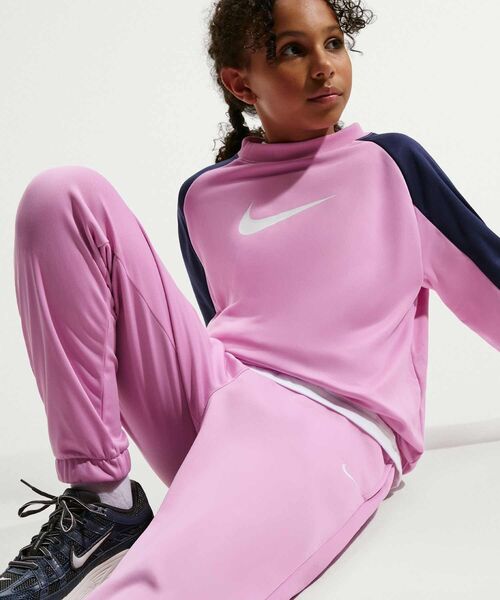 NIKE(ナイキ)の「《上下セット》ナイキ スポーツウェア ジュニア Dri-FIT トラックスーツ / Nike Sportswear Big Kids' Dri-FIT Tracksuit HQ9317-503 Light Magenta(セットアップ・キッズ・パープル系その他2・130/160/150/140)」の5枚目の写真