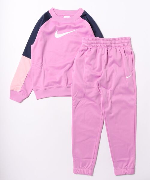 NIKE(ナイキ)の「《上下セット》ナイキ スポーツウェア ジュニア Dri-FIT トラックスーツ / Nike Sportswear Big Kids' Dri-FIT Tracksuit HQ9317-503 Light Magenta(セットアップ・キッズ・パープル系その他2・130/160/150/140)」の9枚目の写真