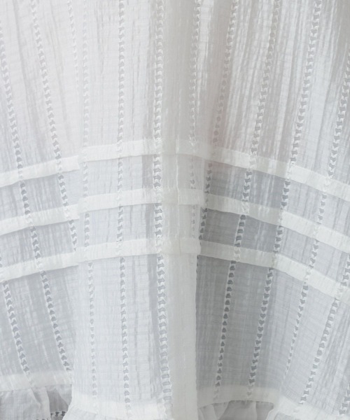 A part by（アパートバイ）の「Babyフリルブラウス（シャツ/ブラウス・レディース・ライトピンク/ブラック/オフホワイト・FREE）」の9枚目の写真