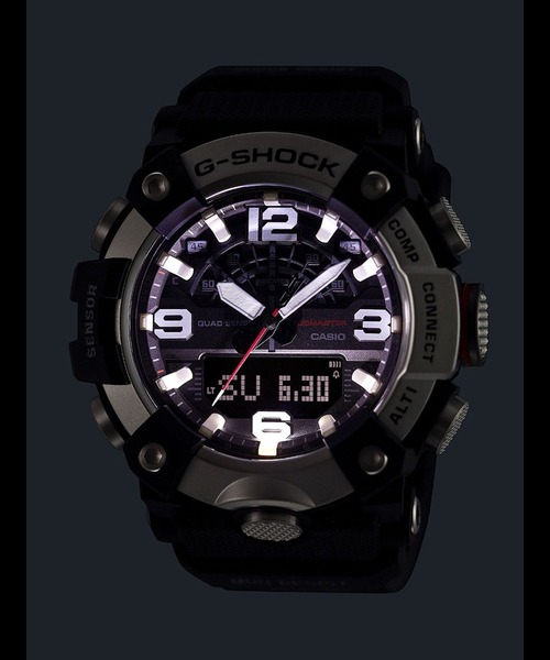 G-SHOCK(ジーショック)の「MASTER OF G MUDMASTER(マッドマスター) / GG-B100XMB-1AJF(アナログ腕時計・メンズ・ブラック・FREE)」の3枚目の写真
