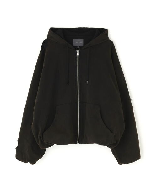 GEN_DAI(ゲンダイ)の「GEN_DAI/ゲンダイ/DAMEGE ZIP HOODIE(パーカー・メンズ・レッド/ブラック・0/1)」の16枚目の写真