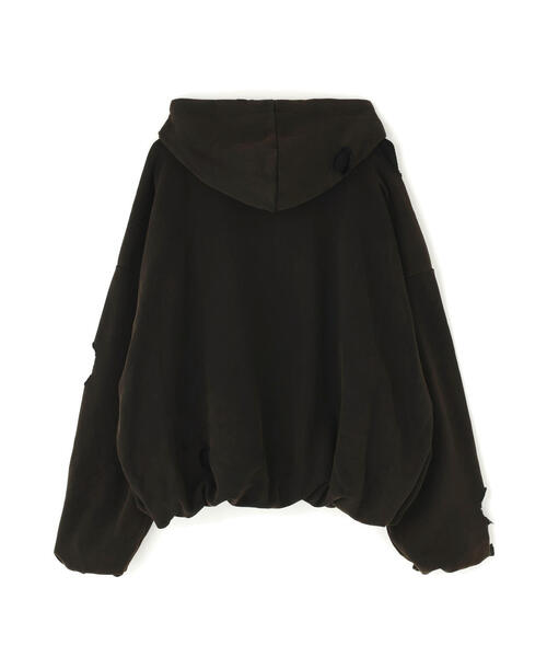 GEN_DAI（ゲンダイ）の「GEN_DAI/ゲンダイ/DAMEGE ZIP HOODIE（パーカー・メンズ・レッド/ブラック・0/1）」の6枚目の写真