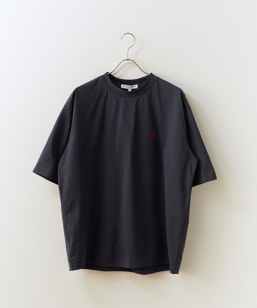 U.S. POLO ASSN.(ユーエスポロアッスン)の「U.S. POLO ASSN./ユーエスポロアッスン ロゴ刺繍 クルーネックTシャツ 接触冷感 秋 秋服 2026年秋冬(Tシャツ/カットソー・メンズ・オフホワイト/ネイビー/ブラック・M/L/LL)」の19枚目の写真