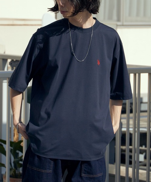 U.S. POLO ASSN.(ユーエスポロアッスン)の「U.S. POLO ASSN./ユーエスポロアッスン ロゴ刺繍 クルーネックTシャツ 接触冷感 秋 秋服 2026年秋冬(Tシャツ/カットソー・メンズ・オフホワイト/ネイビー/ブラック・M/L/LL)」の22枚目の写真