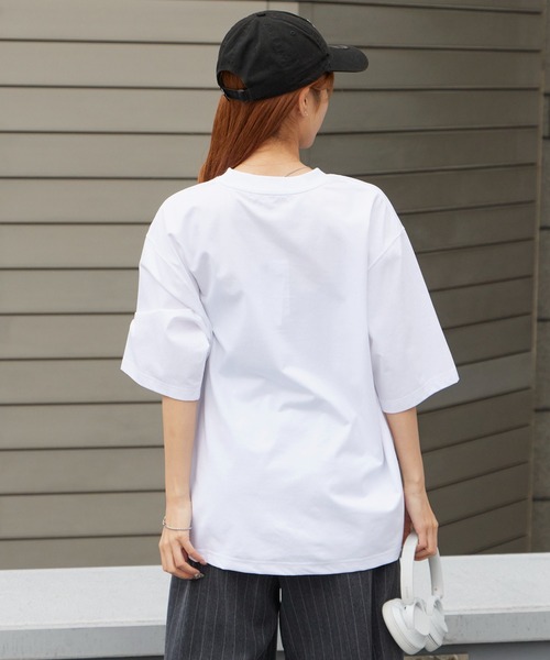 U.S. POLO ASSN.(ユーエスポロアッスン)の「U.S. POLO ASSN./ユーエスポロアッスン ロゴ刺繍 クルーネックTシャツ 接触冷感 秋 秋服 2026年秋冬(Tシャツ/カットソー・メンズ・オフホワイト/ネイビー/ブラック・M/L/LL)」の9枚目の写真