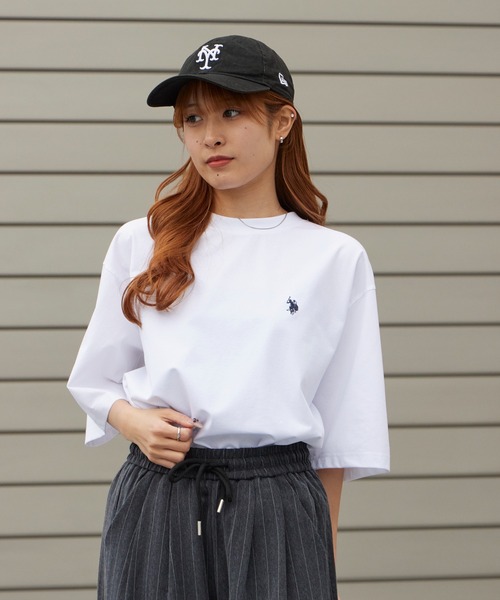 U.S. POLO ASSN.(ユーエスポロアッスン)の「U.S. POLO ASSN./ユーエスポロアッスン ロゴ刺繍 クルーネックTシャツ 接触冷感 秋 秋服 2026年秋冬(Tシャツ/カットソー・メンズ・オフホワイト/ネイビー/ブラック・M/L/LL)」の17枚目の写真