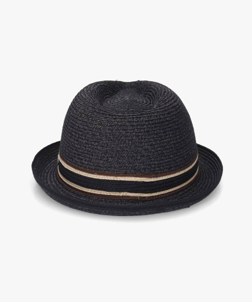 OVERRIDE(オーバーライド)の「OVERRIDE MIX BRAID FEDORA / オーバーライド(ハット・メンズ・ネイビー/ベージュ/ブラック・58cm/60cm/62cm)」の11枚目の写真