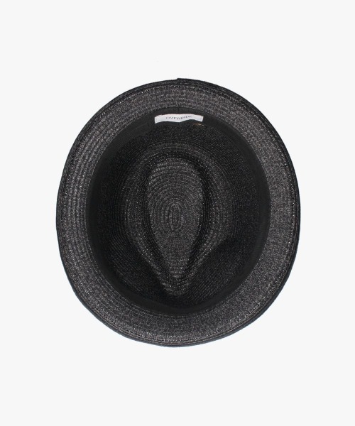 OVERRIDE(オーバーライド)の「OVERRIDE MIX BRAID FEDORA / オーバーライド(ハット・メンズ・ネイビー/ベージュ/ブラック・58cm/60cm/62cm)」の12枚目の写真