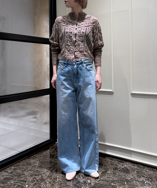 IENA LA BOUCLE（イエナラブークル）の「《追加》IENA LA BOUCLE バテンレースブラウス（シャツ/ブラウス・レディース・ウッド/ホワイト・FREE）」の5枚目の写真