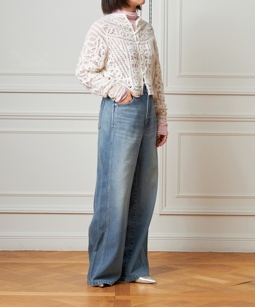 IENA LA BOUCLE（イエナラブークル）の「《追加》IENA LA BOUCLE バテンレースブラウス（シャツ/ブラウス・レディース・ウッド/ホワイト・FREE）」の20枚目の写真