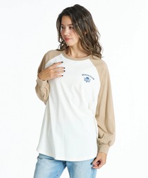 ROXY(���L�V�[)��ROXY �E�B�����Y BEACH CLUB �����s�V���c ����T �ڐG�⊴�y2026�N�t�ă��f���z(T�V���c/�J�b�g�\�[)