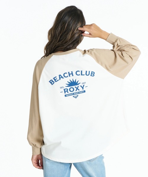 ROXY（ロキシー）の「ROXY ウィメンズ BEACH CLUB 長袖Ｔシャツ ロンT 接触冷感【2026年春夏モデル】（Tシャツ/カットソー・レディース・ベージュ/ブラック/ナチュラル/ネイビー・SMALL/LARGE/MEDIUM）」の8枚目の写真