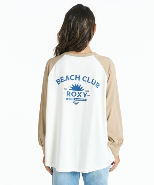 ROXY（ロキシー）の「ROXY ウィメンズ BEACH CLUB 長袖Ｔシャツ ロンT 接触冷感【2026年春夏モデル】（Tシャツ/カットソー・レディース・ベージュ/ブラック/ナチュラル/ネイビー・SMALL/LARGE/MEDIUM）」の10枚目の写真