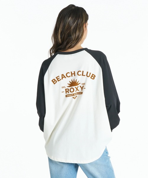 ROXY（ロキシー）の「ROXY ウィメンズ BEACH CLUB 長袖Ｔシャツ ロンT 接触冷感【2026年春夏モデル】（Tシャツ/カットソー・レディース・ベージュ/ブラック/ナチュラル/ネイビー・SMALL/LARGE/MEDIUM）」の5枚目の写真